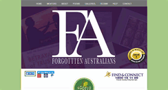 Desktop Screenshot of forgottenaustralians.com